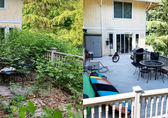 A backyard deck is transformed via the Jubilee program.