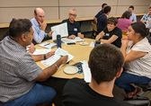 Residents discuss the draft Bellevue 2044 comprehensive plan at a "deep dive."