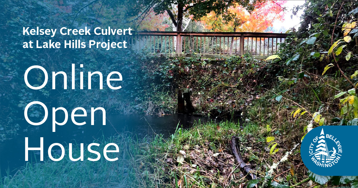 Kelsey Creek Culvert at Lake Hills Project Online Open House