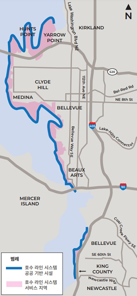 Lake line map