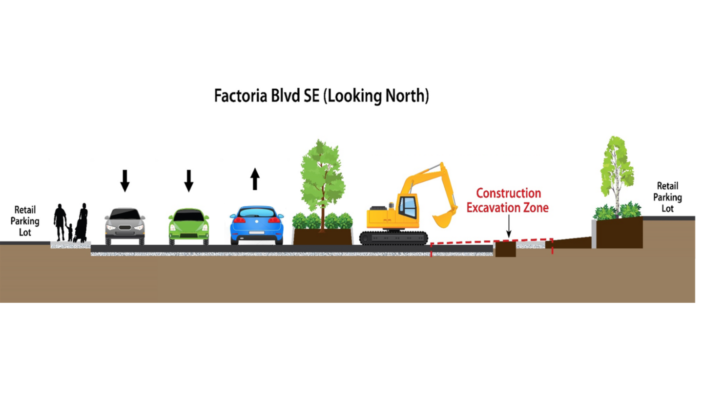 Factoria Blvd Project Lane Changes