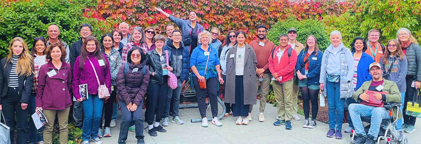 Bellevue Essentials class poses for group photo during an activity day.