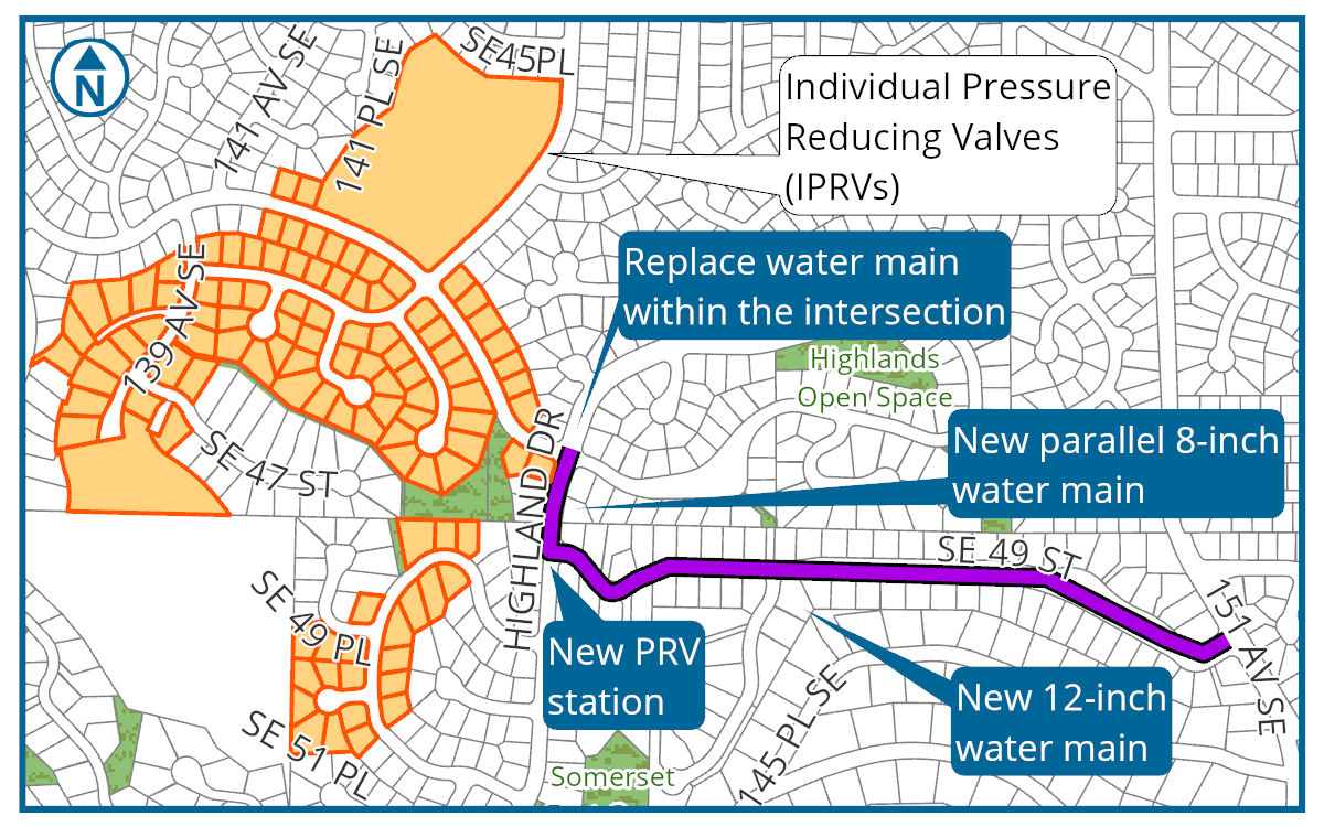 Somerset Fire flow improvements Project Location Map v2