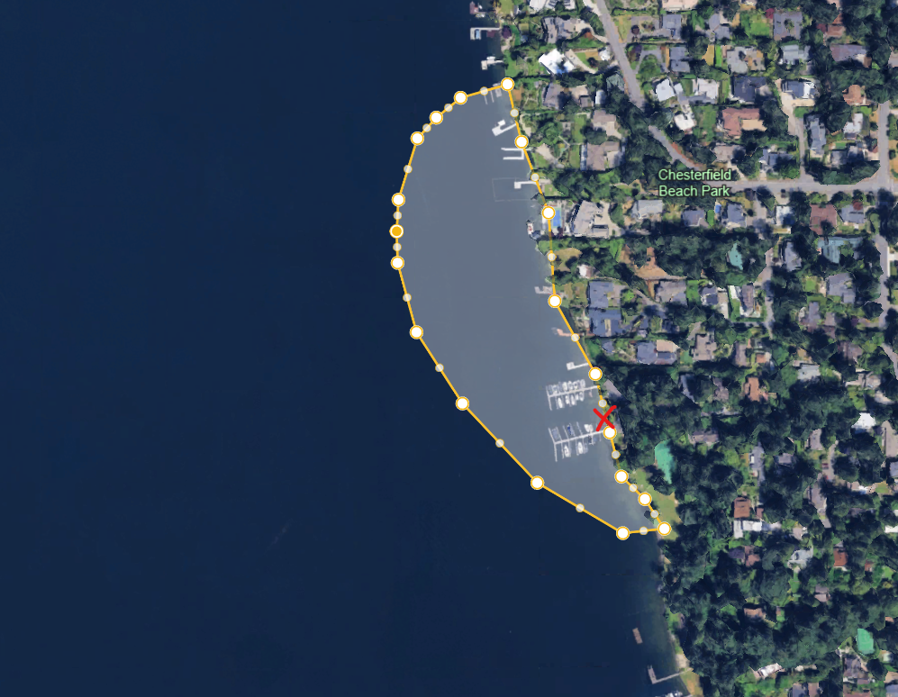 Beaux Arts Sewer Overflow Map