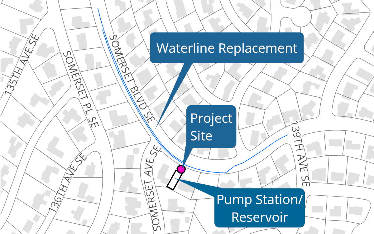 Somerset 2 Pump Station Location Map