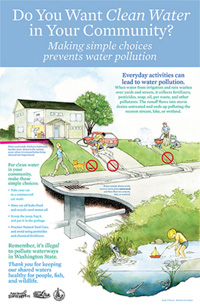 Do You Want Clean Water in Your Community poster