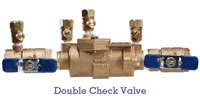 Double-check valve