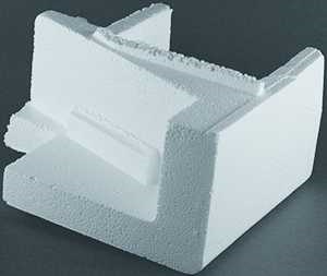 Styrofoam block