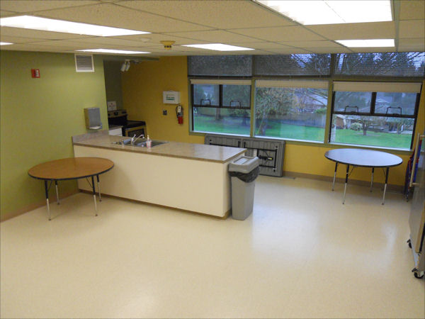 Northwest Arts Center - photo of Studio C with kitchenette