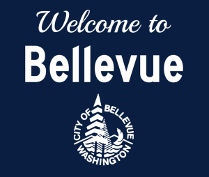 image of welcome to bellevue sign for northeast bellevue