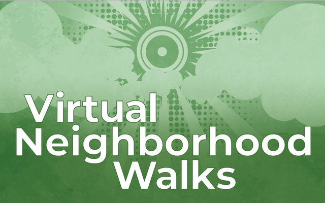 Sunburst graphic for Visual Neighborhood Walks