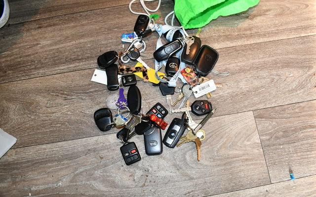 Stolen key fobs recovered
