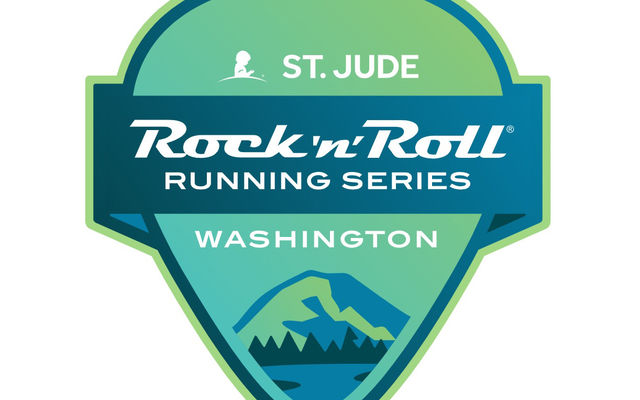 Logo for St. Jude Rock 'n' Roll Running Event Washington 