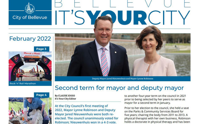 Front page of February It's Your City