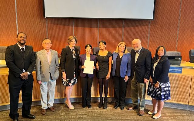 Bellevue City Council presents Driving Safety proclamation