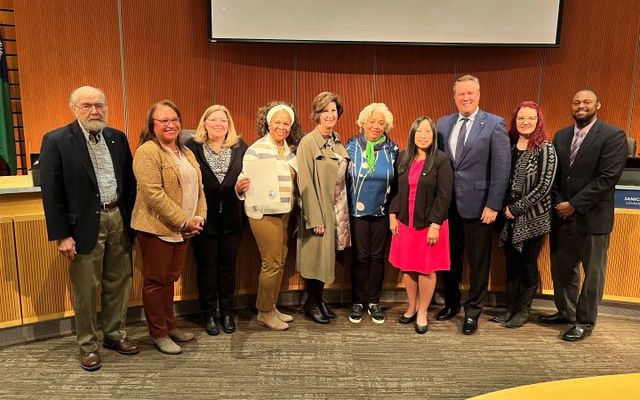 Employee Resource Groups accept trans awareness proclamation