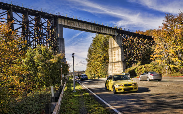 The Wilburton Trestle is arguably the neighborhood's and the city's most recognizable.