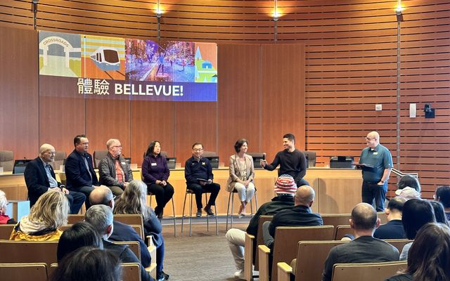 Councilmember panel at Experience Bellevue!
