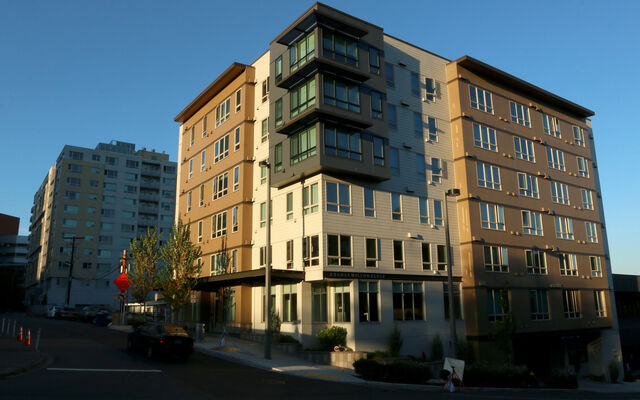 An apartment building