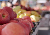 Apples at the farmers market. 