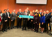 Mayor John Chelminiak honored on retirement