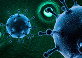 Visualization of microscopic viruses