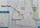 Map of location for new Newport Hills neighborhood park