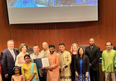 The City Council issues proclamation celebrating contributions to the community from Hindu Americans.