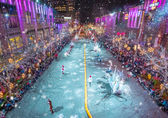 Floats go down Bellevue Way during an evening when it turns to Snowflake Lane. Photo courtesy of Bellevue Collection