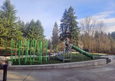 The playground is complete at Bridle Trails Valley Creek Park.