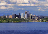Image of downtown Bellevue as seen from across Lake Washington. Photo by Stanton Stephens
