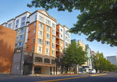 The Aventine Apartments, featured in this image, include affordable housing.