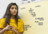 A young person speaks at a Bellevue Youth Involvement Conference.