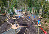 Bellevue's new aerial park at Eastgate Park seen from above.