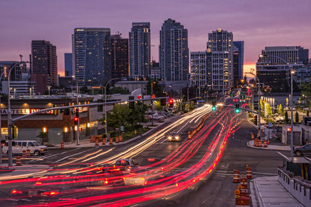 Bellevue from South night