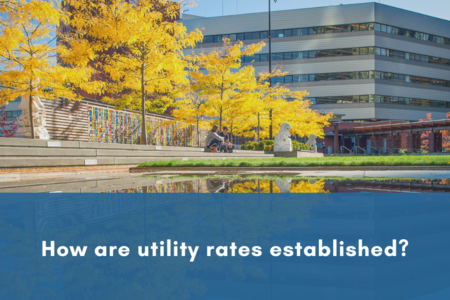 How are utility rates established?