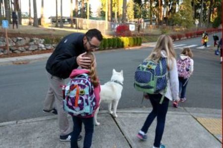 image of kids walking to school