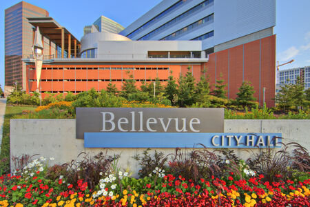 Exterior of Bellevue City Hall.