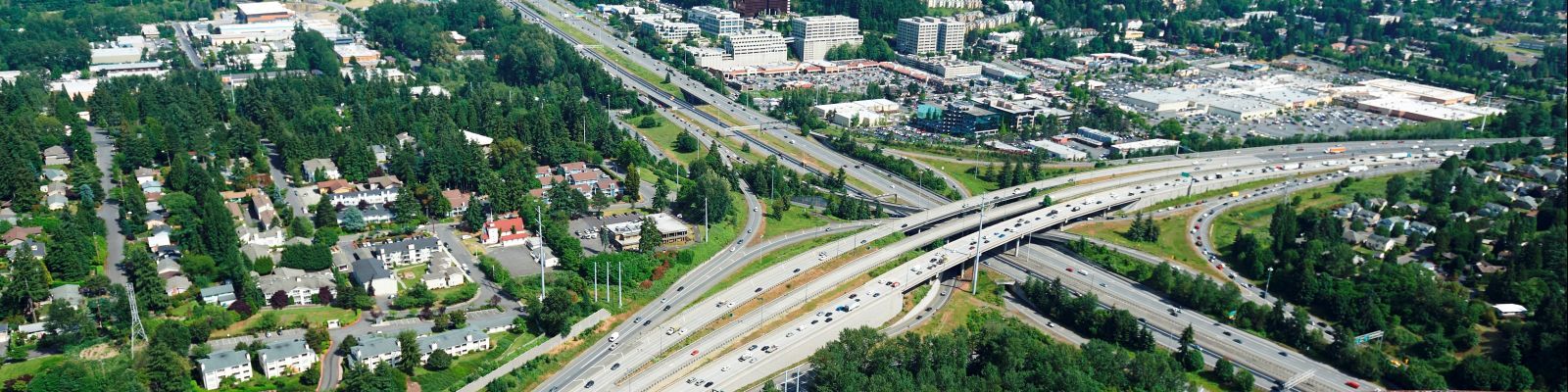 Interstate 405 at I-90 interchange