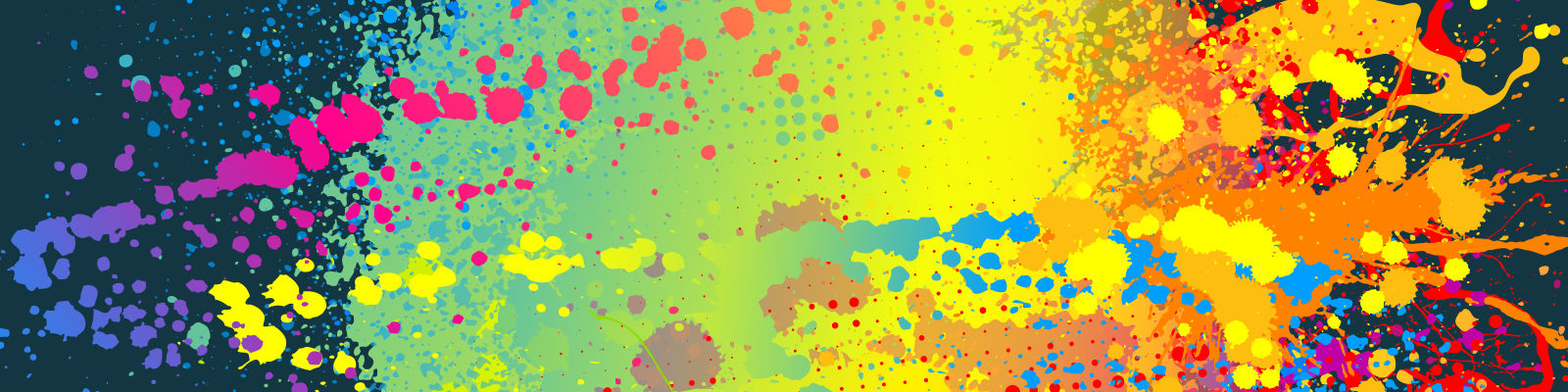 multi-colored blotches