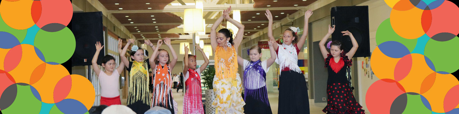 Participants dance in Eastside Welcoming Week 2019.