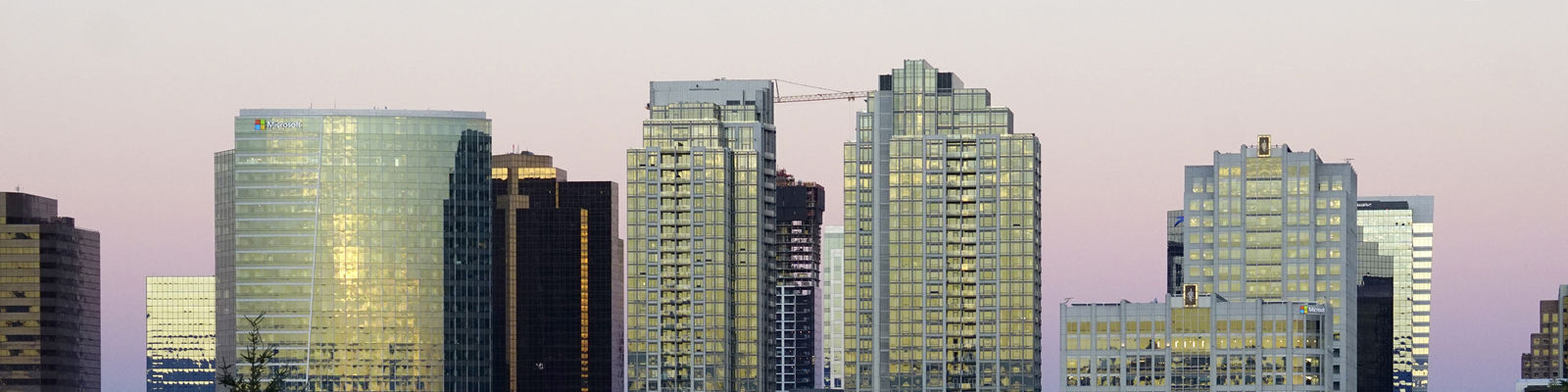 Bellevue skyline from the south