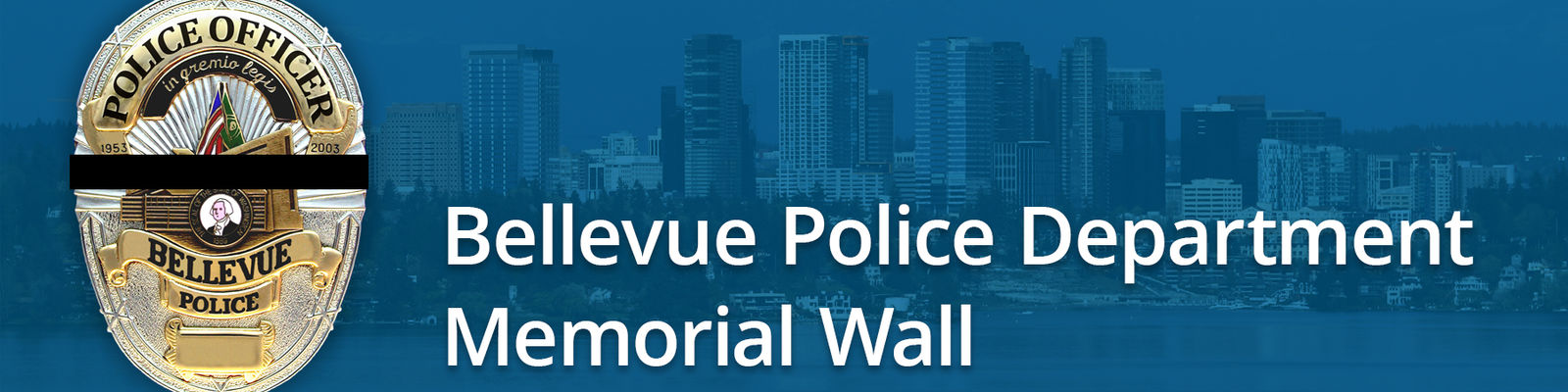 Bellevue Police Department Memorial Wall 