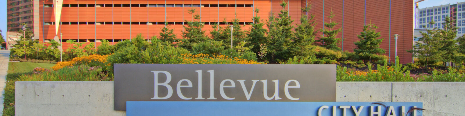 Exterior of Bellevue City Hall.