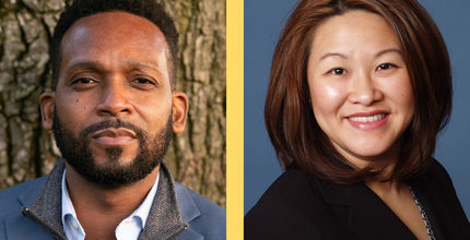 Joseph Todd (left) and Lucy Liu