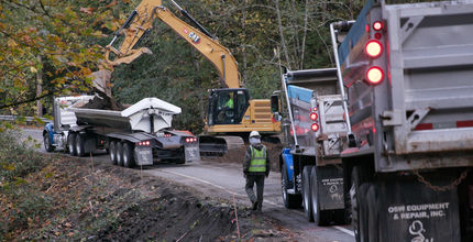 Construction at Lakemont Boulevard will result in a new bridge.