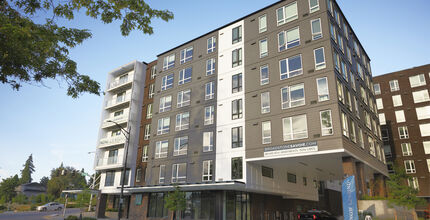 Photo of multifamily housing building.