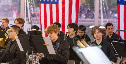 The Bellevue Youth Symphony Orchestra performs at the Family 4th.
