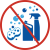 Image of no soap or chemicals symbol to indicate keeping them out of the storm drains.