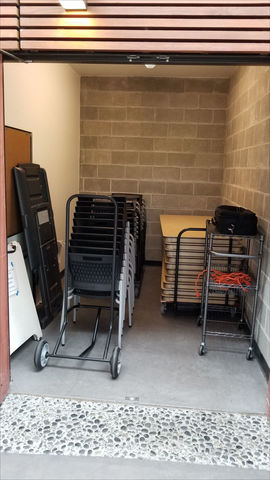 Photo of Lewis Creek Visitor Center - equipment storage room